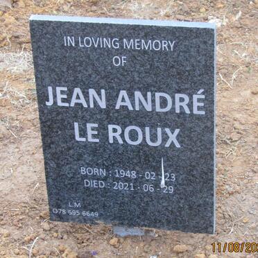 ROUX Jean André, le 1948-2021