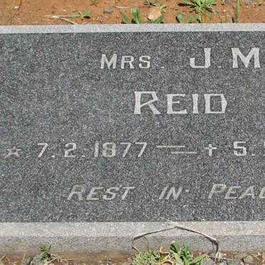 REID J.M. 1877-1965
