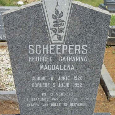SCHEEPERS Heubreg Catharina Magdalena 1920-1992