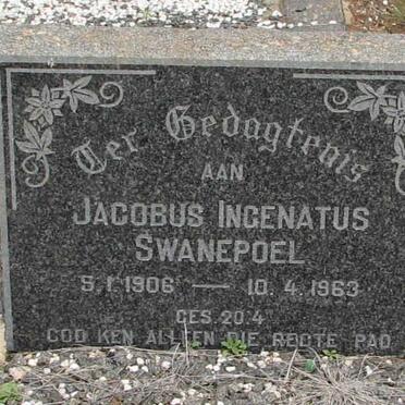 SWANEPOEL Jacobus Ingenatus 1906-1963 