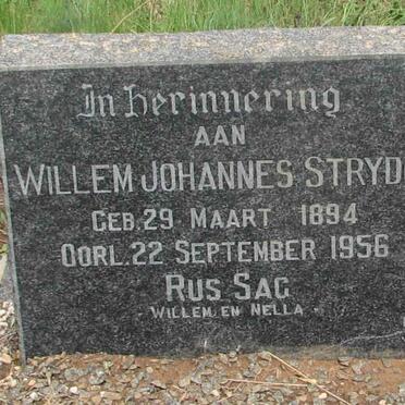 STRYDOM Willem Johannes 1894-1956