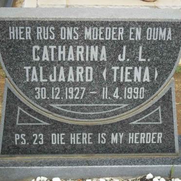TALJAARD Catharina J.L. 1927-1990