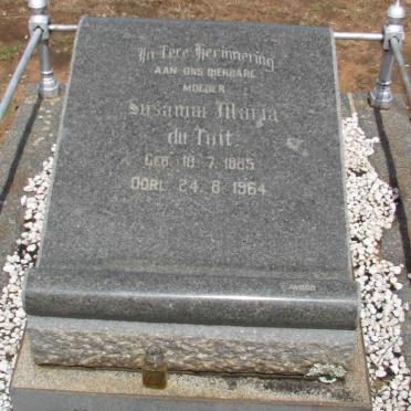 TOIT Susanna Maria, du 1885-1964