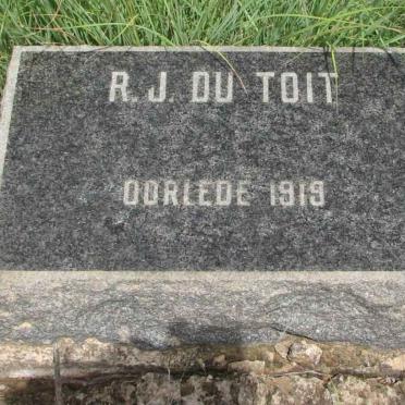 TOIT R.J., du -1919