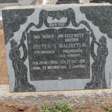 THEUNISSEN Pieter S. 1898-1962 &amp; Magrieta M. KRUGER 1901-1960