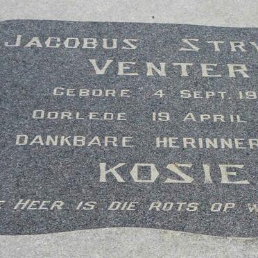 VENTER Jacobus Strydom 1949-1974