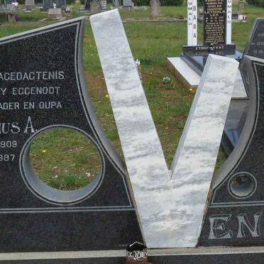 VENTER Erasmus A. 1909-1987 &amp; Aletta G.S. 1916-1992