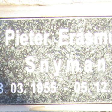 SNYMAN Pieter Erasmus 1955-2019