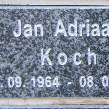 KOCH Jan Adriaan 1964-2015