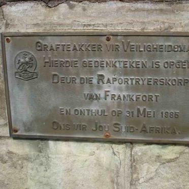 Free State, FRANKFORT, Main cemetery