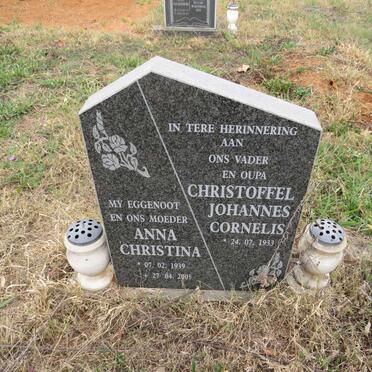 ? Christoffel Johannes Cornelis 1933- & Anna Christina 1939-2005