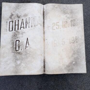 ? Johanna C.A. 1896-198?