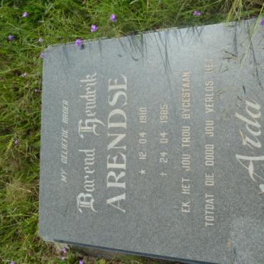 ARENDSE Barend Hendrik 1910-1985