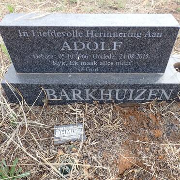 BARKHUIZEN Adolf 1966-2015