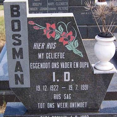 BOSMAN I.D. 1922-1991 :: BOSMAN Baba -1992