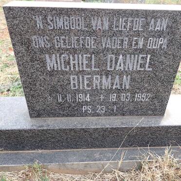 BIERMAN Michiel Daniel 1914-1992
