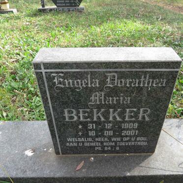 BEKKER Engela Dorathea Maria 1909-2001