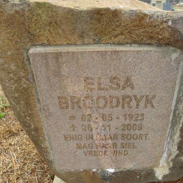 BROODRYK Elsa 1923-2009
