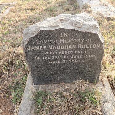 BOLTON James Vaughan -1930