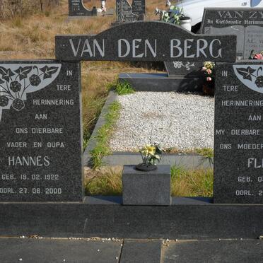 BERG Hannes, van den 1922-2000 &amp; Flippie 1924-1993