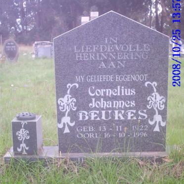 BEUKES Cornelius Johannes 1922-1996