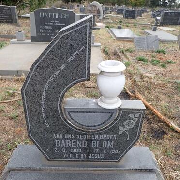 BLOM Barend 1966-1987