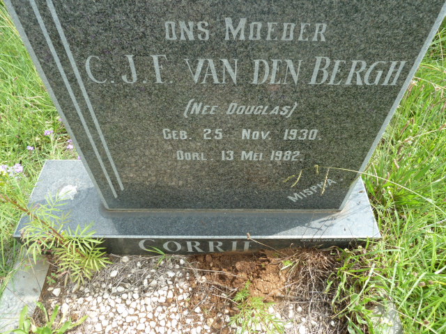 BERGH C.J.F., van den nee DOUGLAS 1930-1982