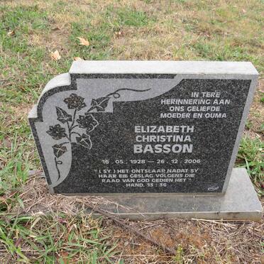 BASSON Elizabeth Christina 1928-2006