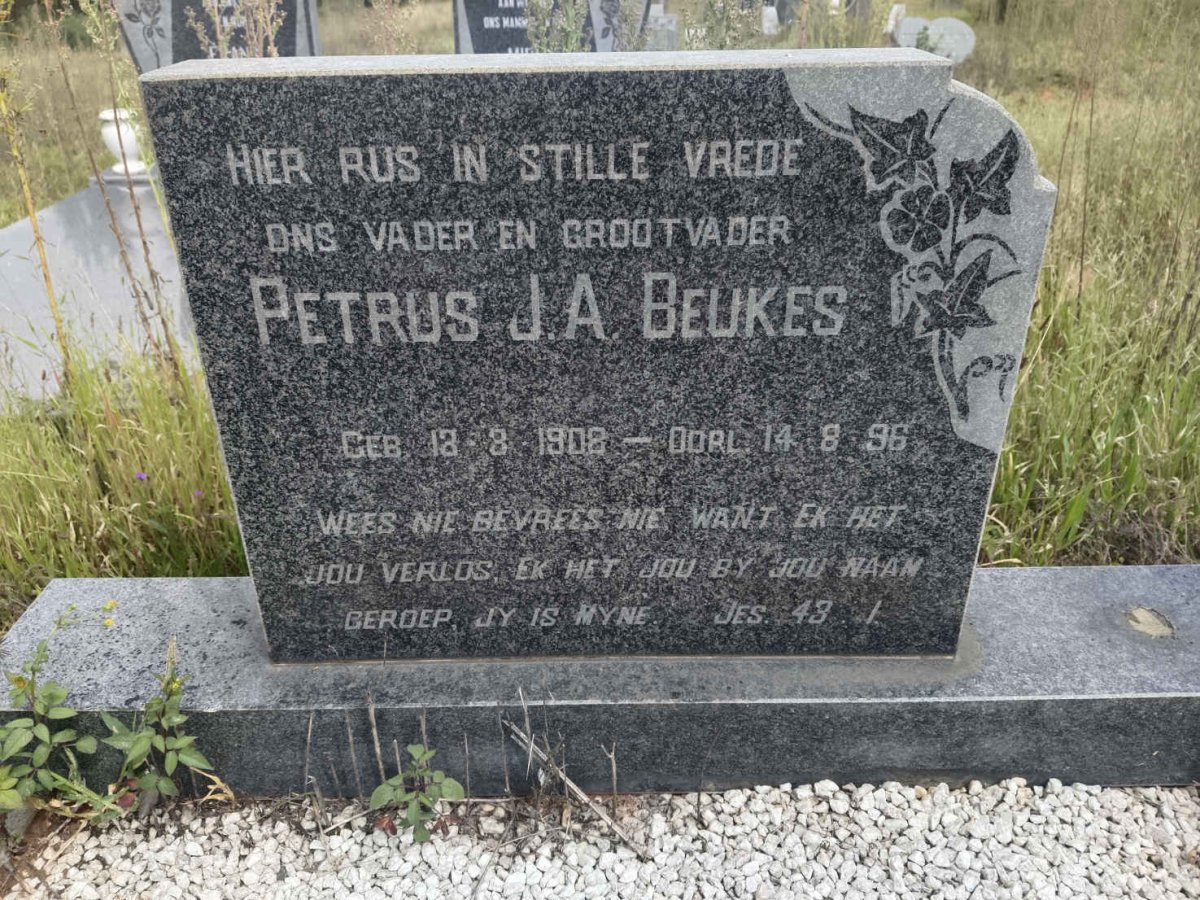 BEUKES Petrus J.A. 1908-1996