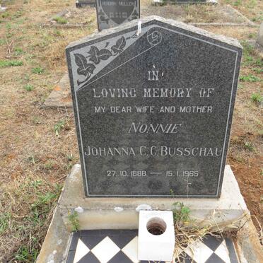BUSSCHAU Johanna C.C. 1888-1965