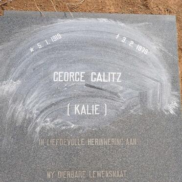 CALITZ George 1919-1979