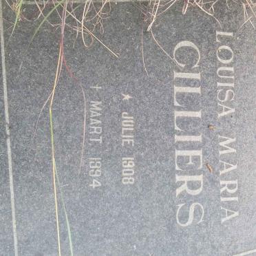 CILLIERS Louisa Maria 1908-1994