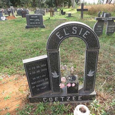 COETZEE Elsie 1934-2003