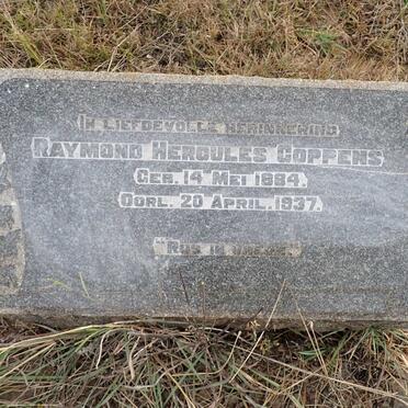 COPPENS Raymond Hercules 1884-1937