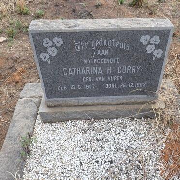 CURRY Catharina H. nee VAN VUREN 1907-1969