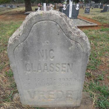 CLAASSEN Nic 1933-2004