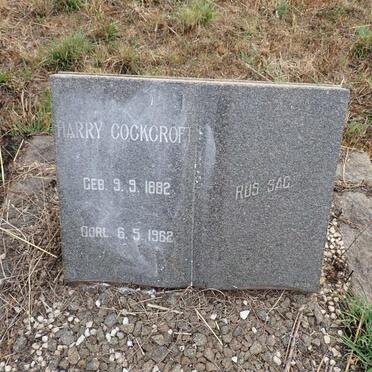 COCKCROFT Harry 1882-1962