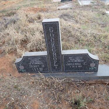 COCKCROFT Henry B. 1920-1991 & Johanna E. 1922-