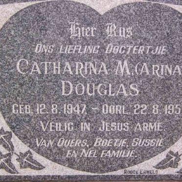 DOUGLAS Catharina M. 1947-1953