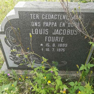 FOURIE Louis Jacobus 1889-1975