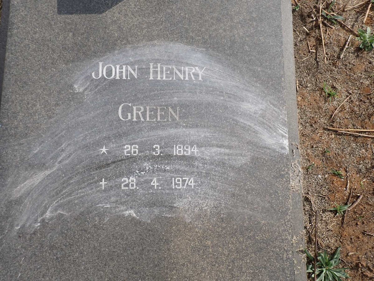 GREEN John Henry 1894-1974