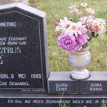 KOTZE Gerhardus Petrus 1904-1985 &amp; Jacoba Johanna GROBBELAAR 1914-1990