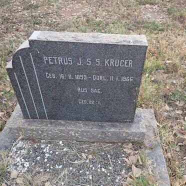 KRUGER Petrus J.S.S. 1893-1966
