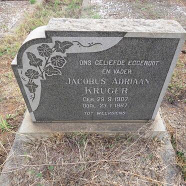 KRUGER Jacobus Adriaan 1907-1967