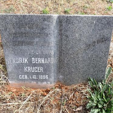 KRUGER Hendrik Bernardus 1896-1971