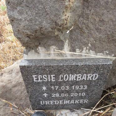 LOMBARD Elsie 1933-2010