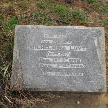 LUYT Wilhelmina nee WEILERT 1868-1904