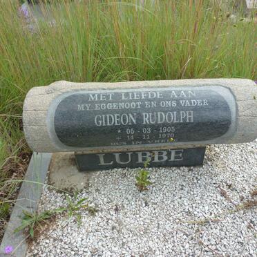 LUBBE Gideon Rudolph 1905-1970 &amp; Hester Johanna Susanna 1910-1997 :: LUBBE Francois Frederik Johannes 1930-1986