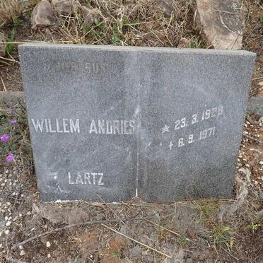 LARTZ Willem Andries 1928-1971