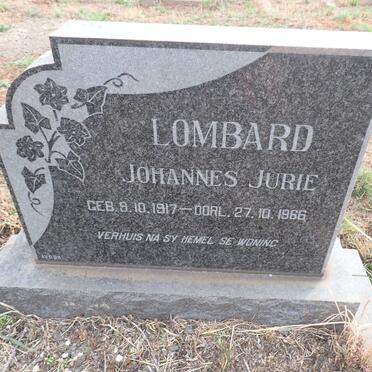 LOMBARD Johannes Jurie 1917-1966